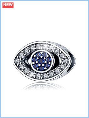 925 Sterling Silver Charm CZ Crystal Fits Pandora Bracelets & Necklaces
